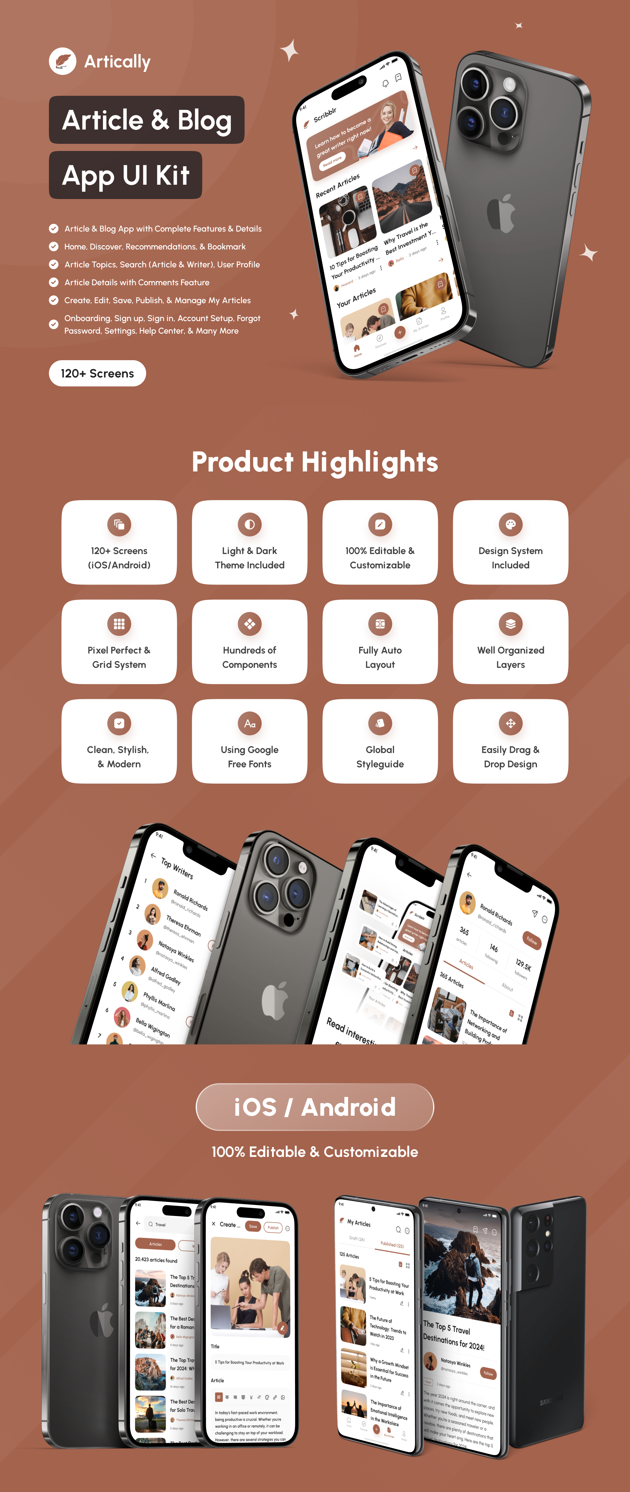 Artically - Article & Blog App React Native Expo Ui Kit -1