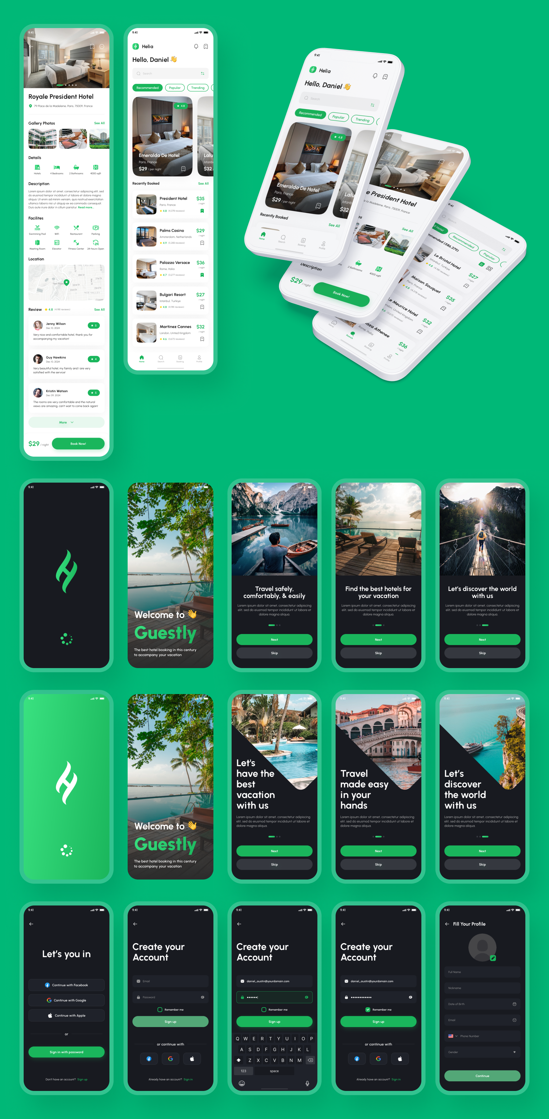 Guestly - Hotel Booking App React Native Expo Ui Kit - 4